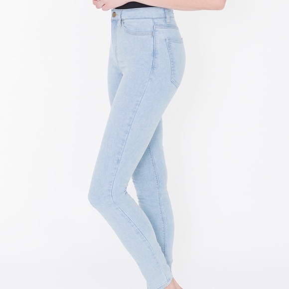 American Apparel Denim - Light Wash Mom Jeans - Picture 5 of 8